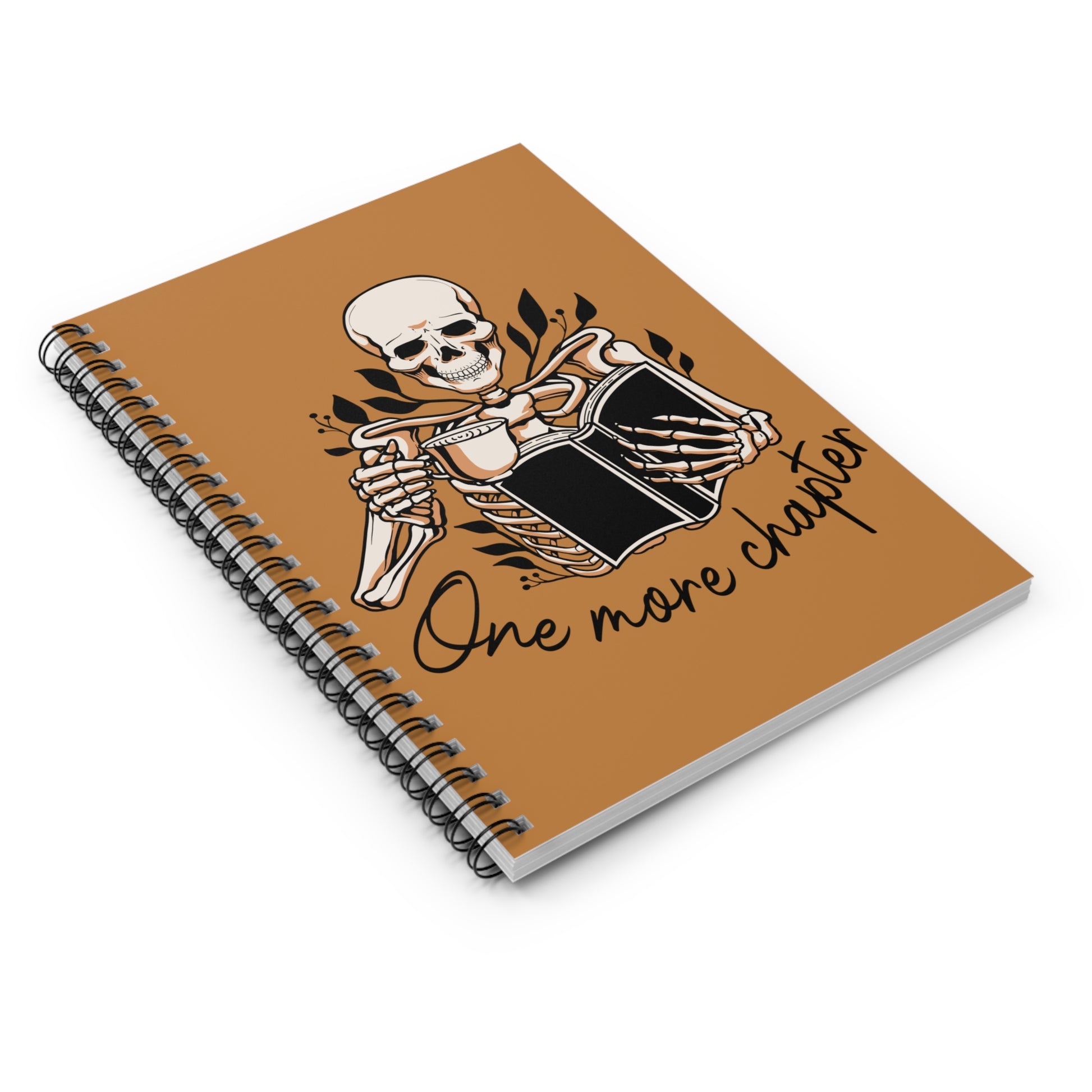 One More Chapter: Spiral Notebook - Log Books - Journals - Diaries - and More Custom Printed by TheGlassyLass