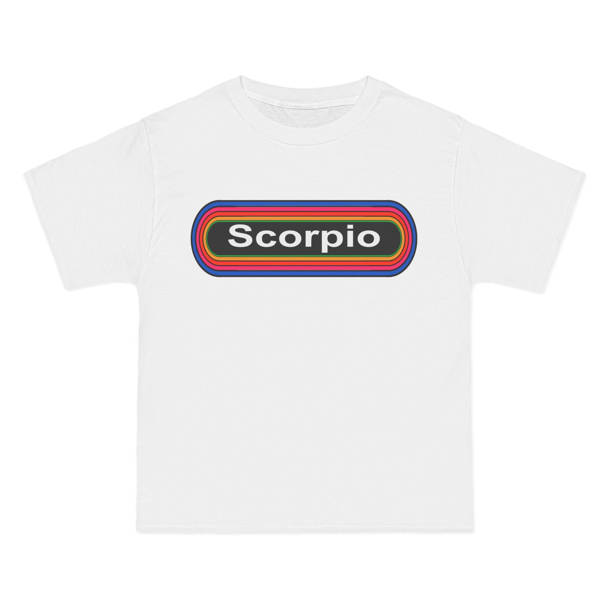 Scorpio Zodiac T-Shirt: (Hanes Beefy-T 100% Preshrunk Cotton Custom Printed by TheGlassyLass.com