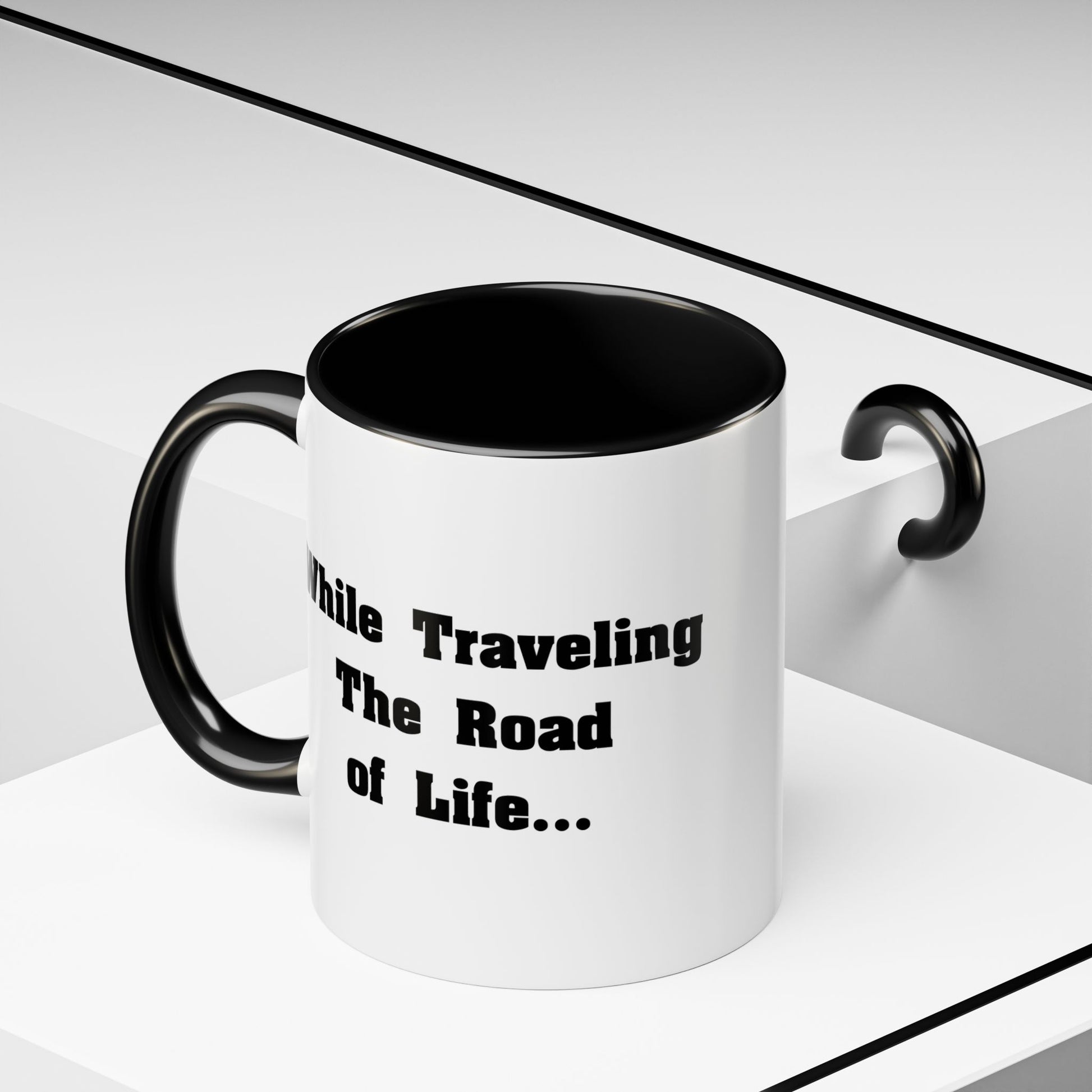 Never Go Full Retard Coffee Mug - Double Sided Black Accent White Ceramic 11oz by TheGlassyLass.com