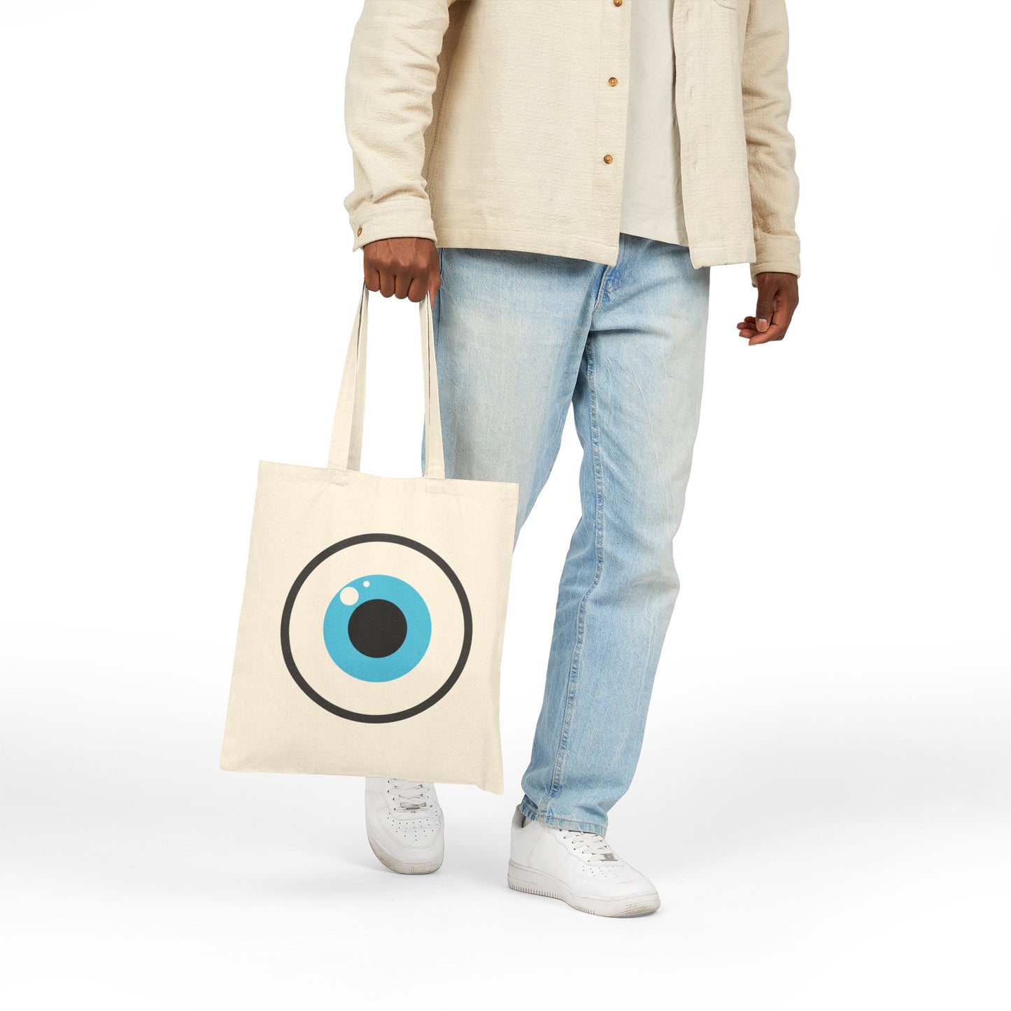 Eye On You Logo Tote Bag - Heavyweight 100% Cotton Canvas by TheGlassyLass.com