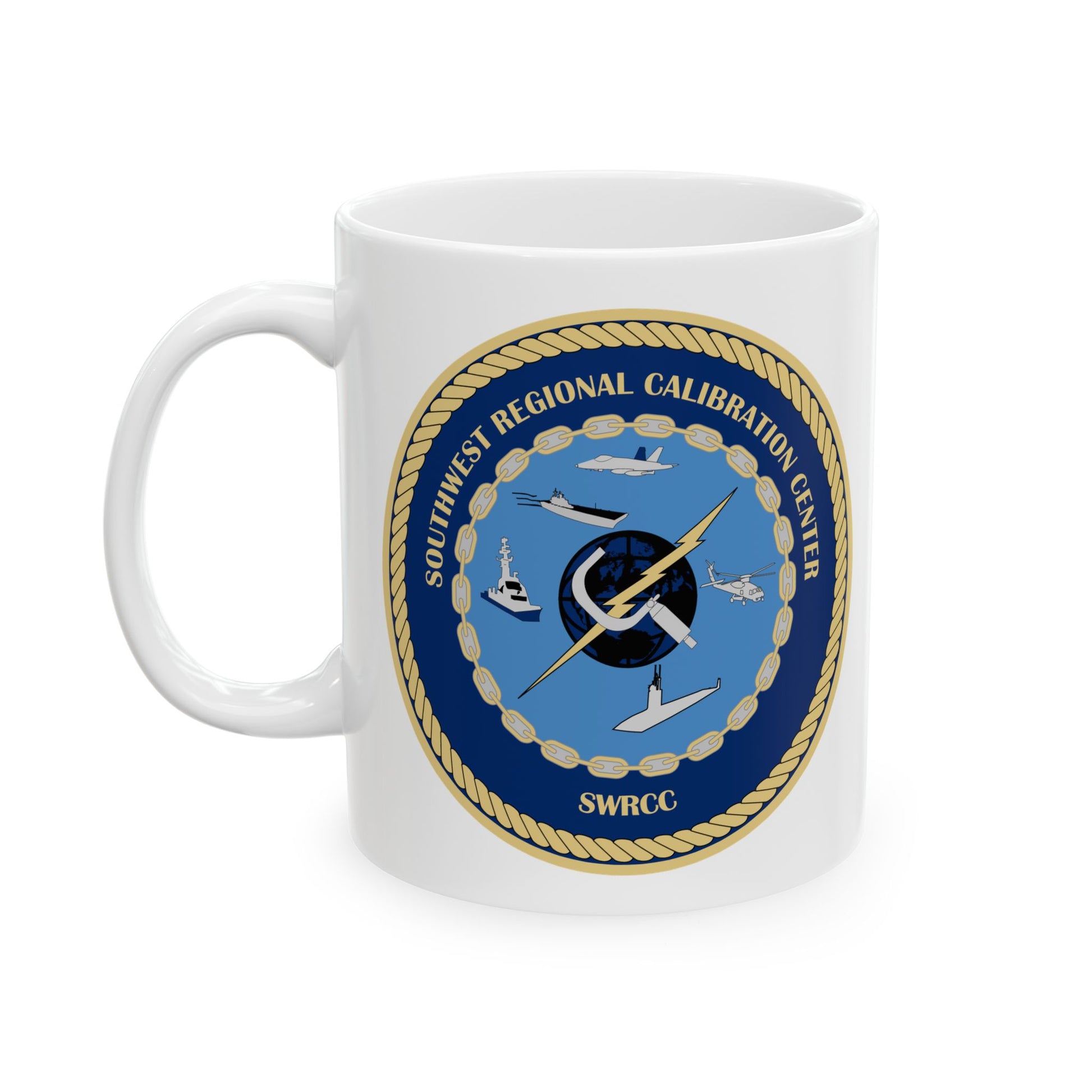 Southwest Regional Calibration Center Coffee Mug - Double Sided White Ceramic 11oz by TheGlassyLass.com