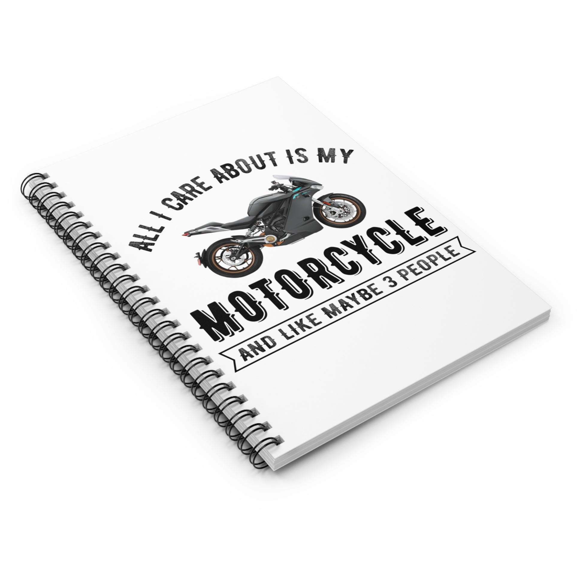 Motorcycle Zen: Spiral Notebook - Log Books - Journals - Diaries - and More Custom Printed by TheGlassyLass