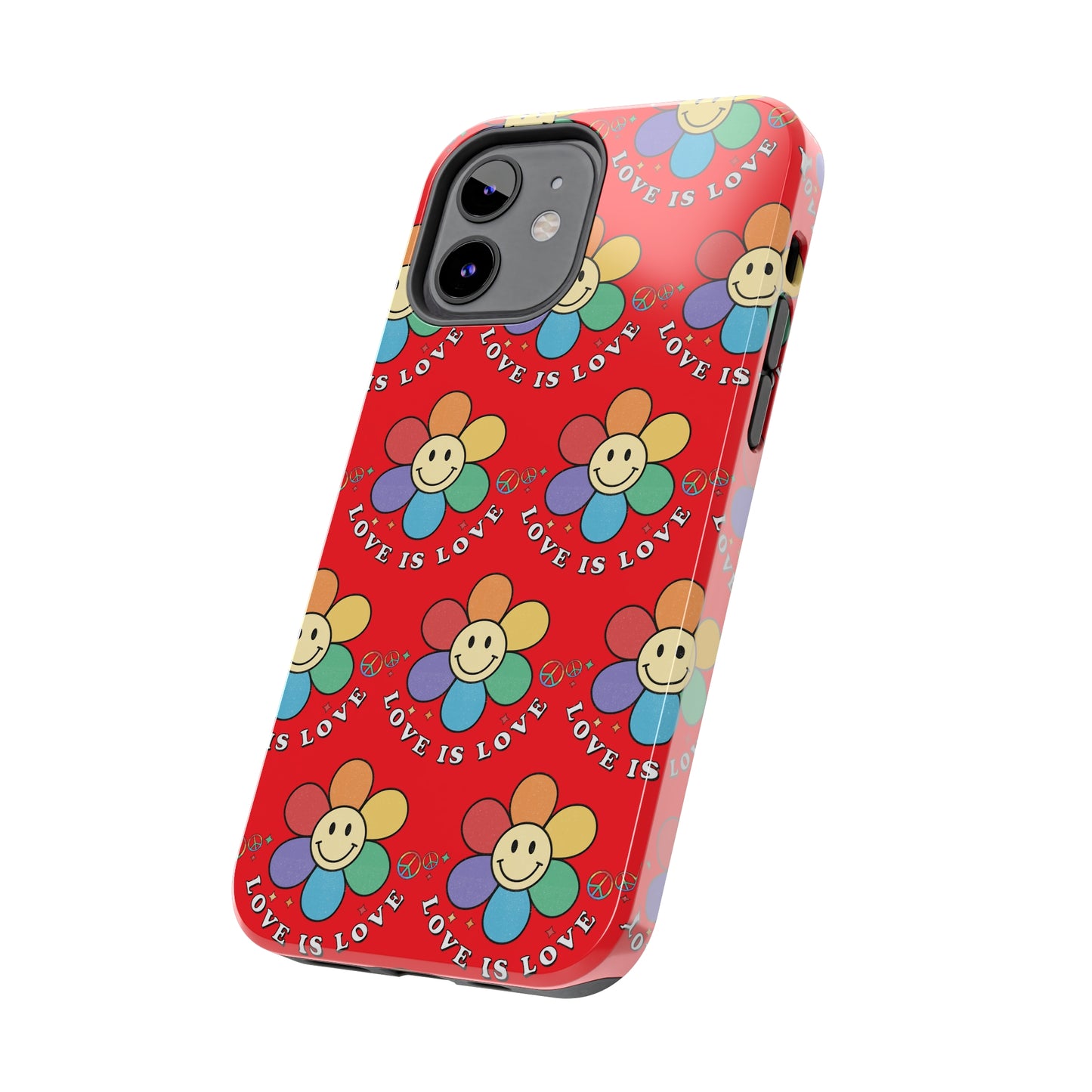 Love is Love Daisy: iPhone Tough Case Design - Wireless Charging - Superior Protection - Original Designs by TheGlassyLass.com