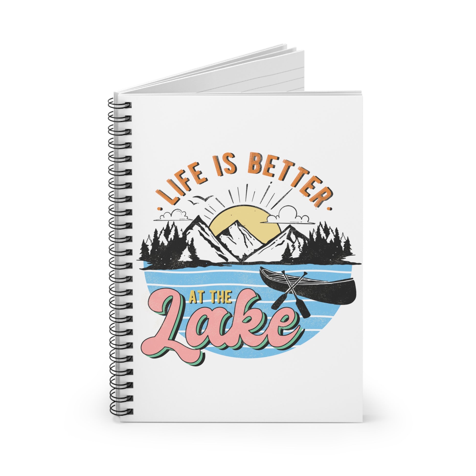 Life is Better: Spiral Notebook - Log Books - Journals - Diaries - and More Custom Printed by TheGlassyLass