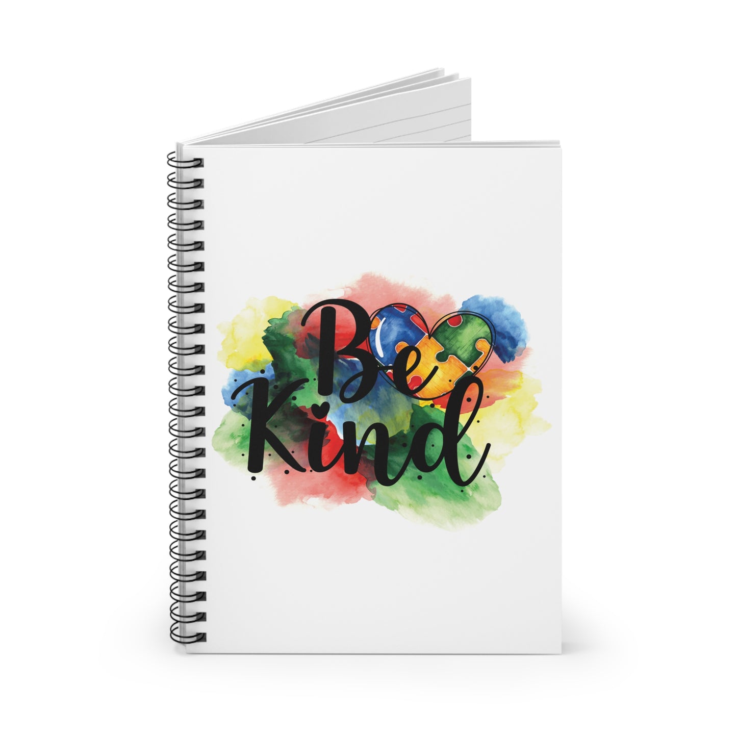 Be Kind Autism Aware: Spiral Notebook - Log Books - Journals - Diaries - and More Custom Printed by TheGlassyLass