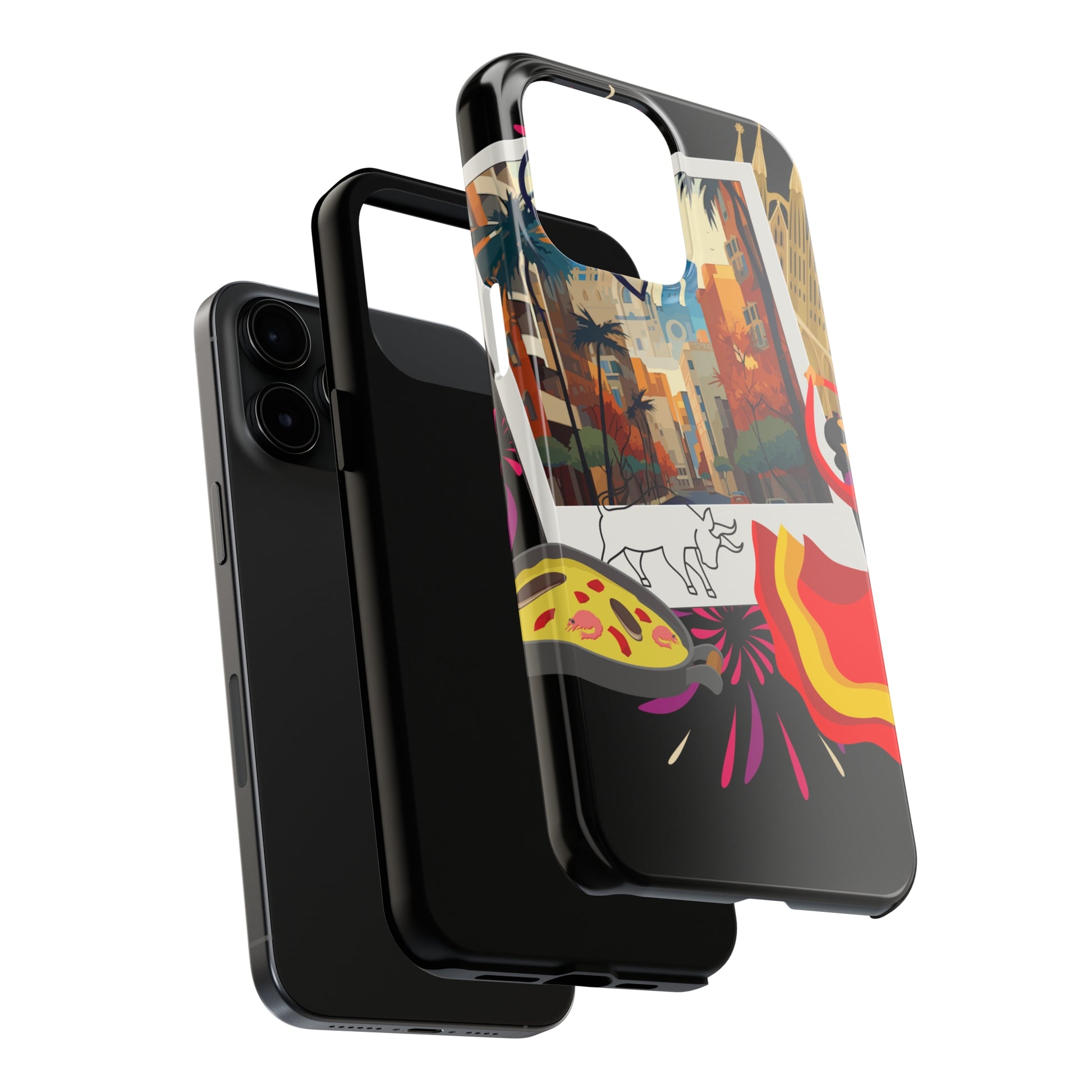 Hola Madrid: iPhone - Tough iPhone Case Design - Wireless Charging - Superior Protection - Original Designs by TheGlassyLass.com