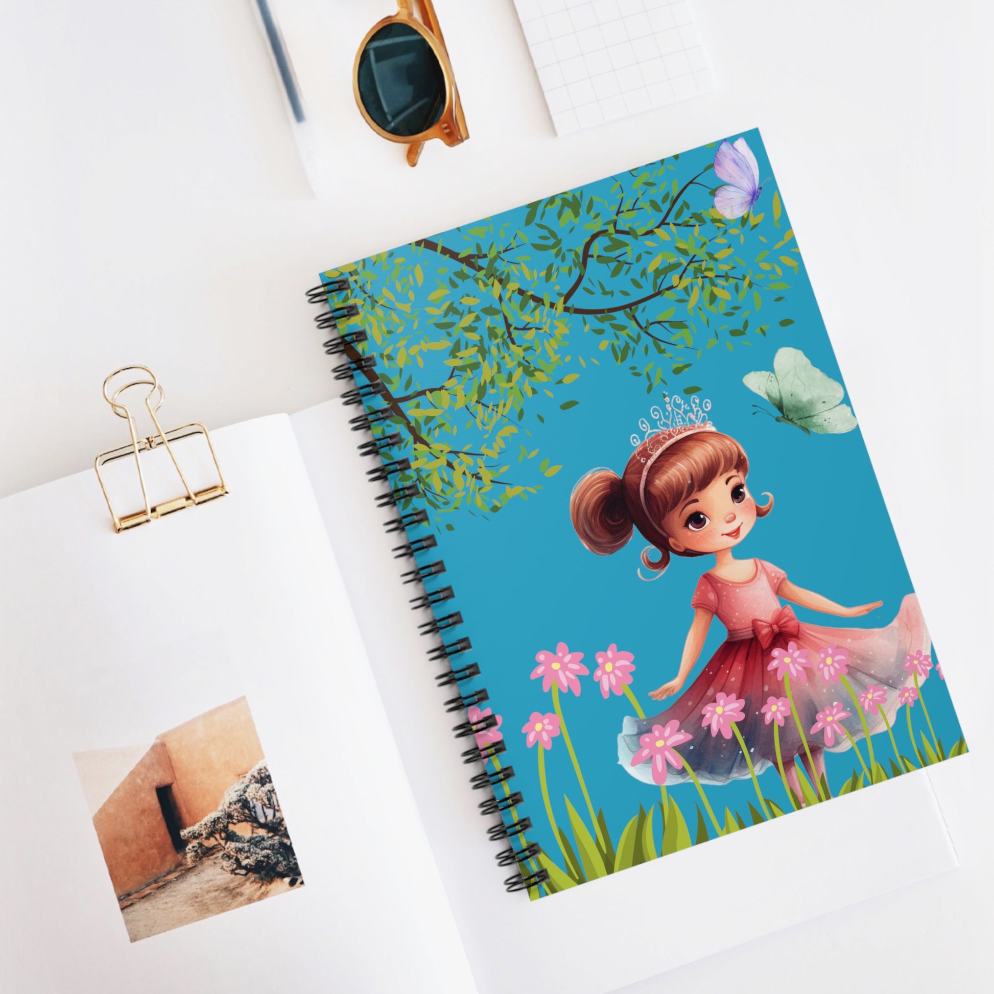 Butterfly Princess: Spiral Notebook - Log Books - Journals - Diaries - and More Custom Printed by TheGlassyLass