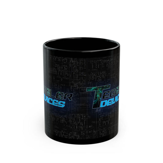 Custom Design for Tyler - 11oz Black - Original Background - Double Sided Logo
