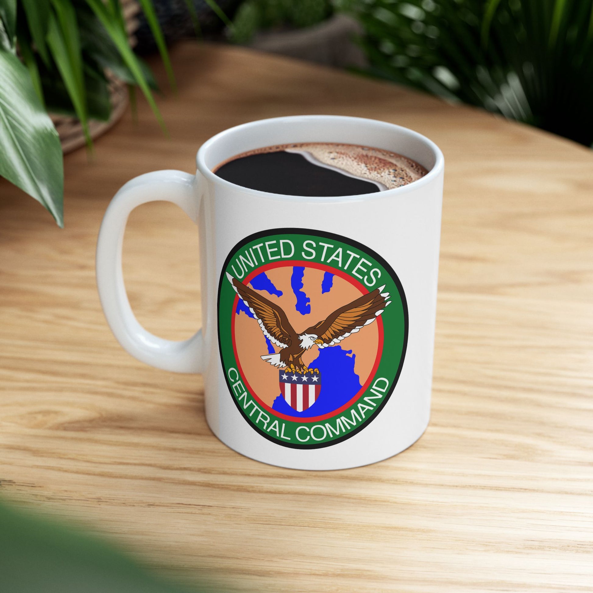 United States Central Command (CENTCOM) Coffee Mug - Double Sided White Ceramic 11oz by TheGlassyLass.com