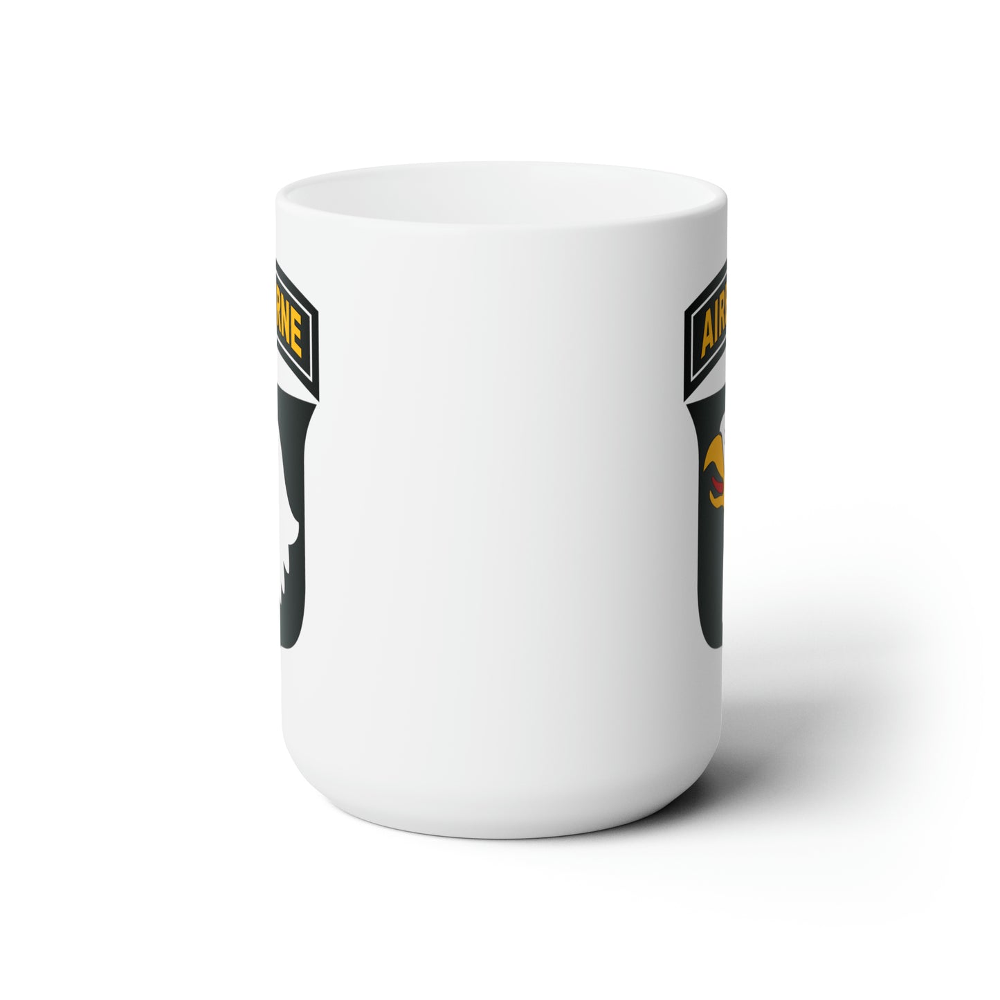 US Army Airborne Coffee Mugs - Double Sided White Ceramic 15oz by TheGlassyLass.com