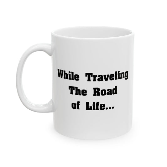 Never Go Full Retard Coffee Mug - Double Sided White Ceramic 11oz by TheGlassyLass.com