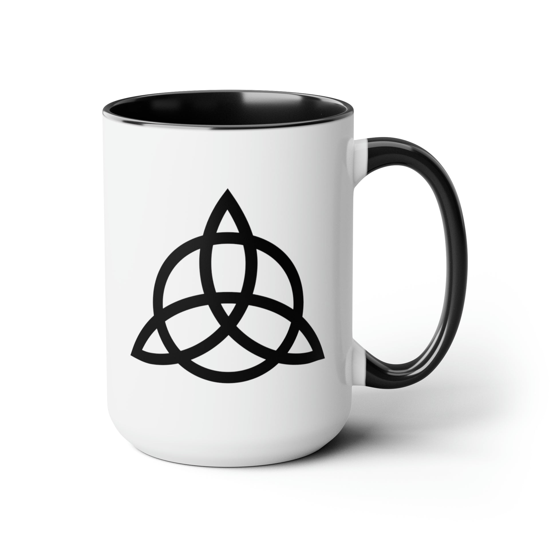 John Paul Jones Led Zeppelin IV Coffee Mug - Double Sided Black Accent White Ceramic 15oz by TheGlassyLass.com