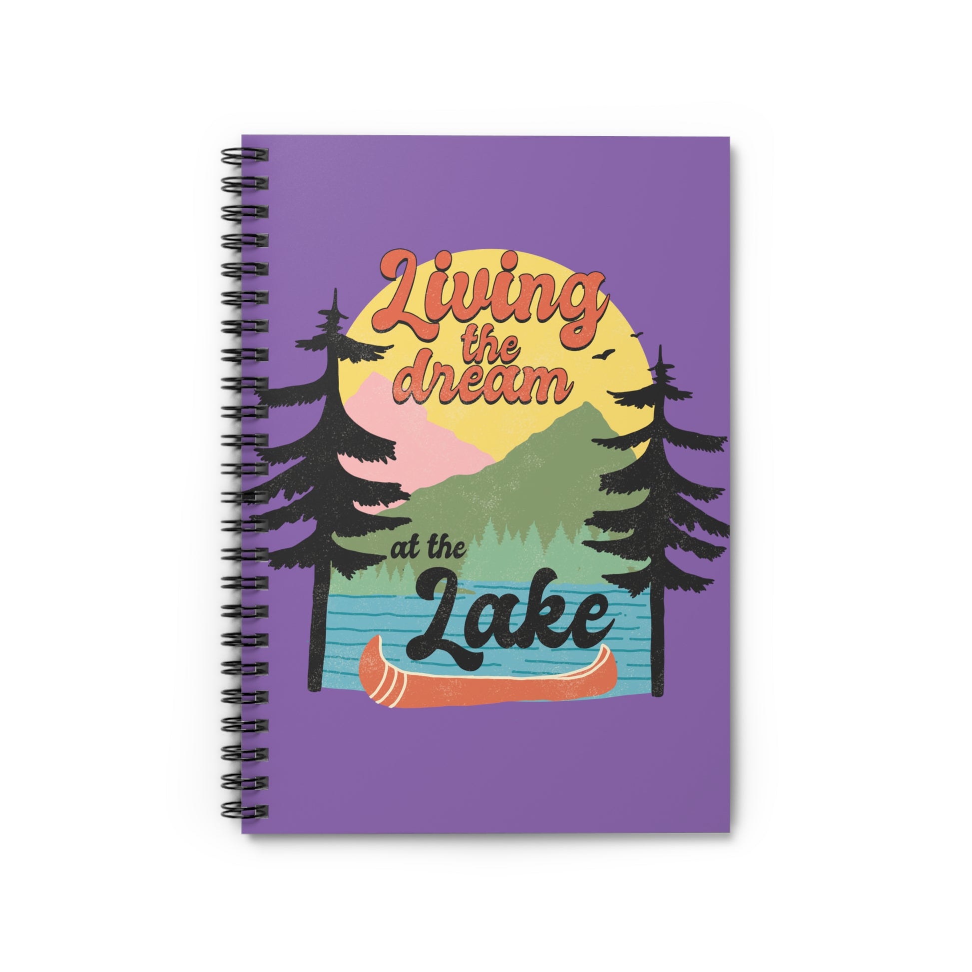 Living the Dream: Spiral Notebook - Log Books - Journals - Diaries - and More Custom Printed by TheGlassyLass