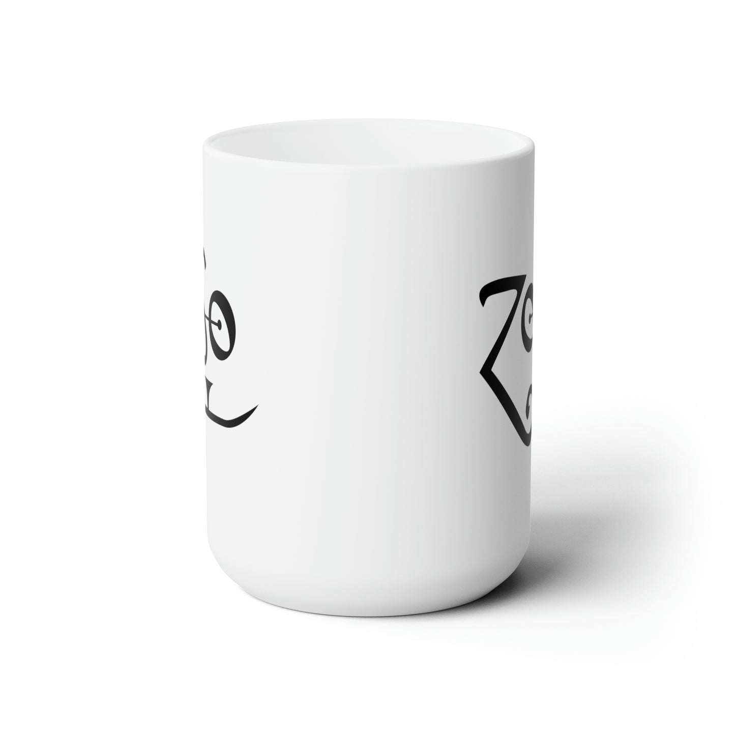 Jimmy Page ZOSO Led Zeppelin IV Coffee Mug - Double Sided White Ceramic 15oz by TheGlassyLass