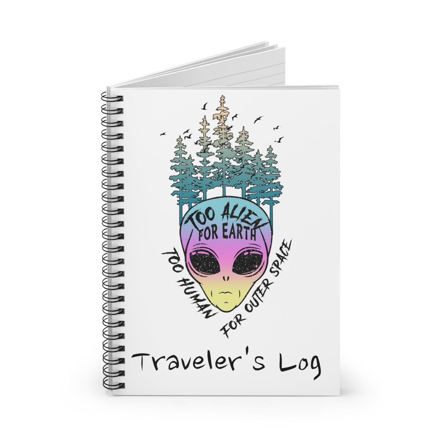 Traveler's Log: Spiral Notebook - Log Books - Journals - Diaries - and More Custom Printed by TheGlassyLass