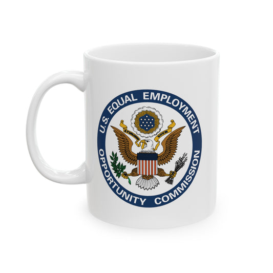 US EEOC Coffee Mug - Double Sided White Ceramic 11oz by TheGlassyLass.com