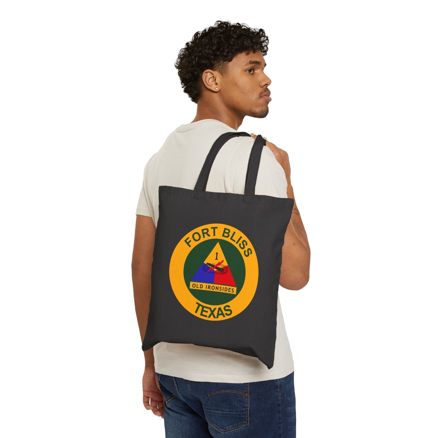 Fort Bliss Texas Seal Tote Bag - Heavyweight 100% Cotton Canvas by TheGlassyLass.com