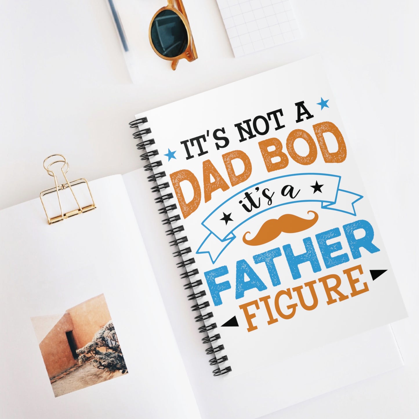 Dad Bod: Spiral Notebook - Log Books - Journals - Diaries - and More Custom Printed by TheGlassyLass