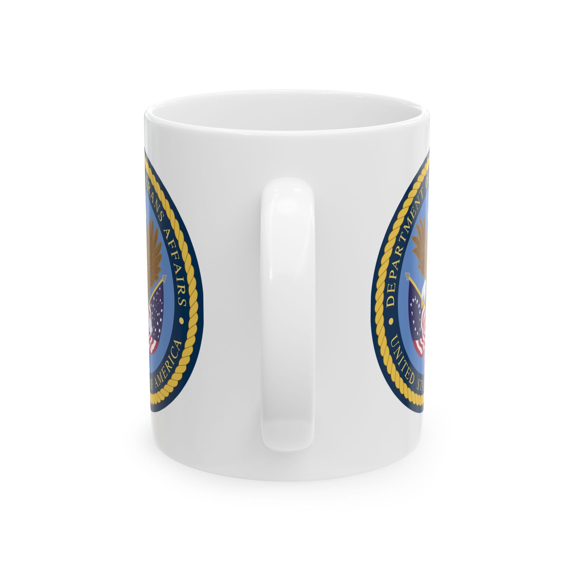 US Department of Veterans Affairs Coffee Mug - Double Sided Print, White Ceramic, 11oz by TheGlassyLass.com