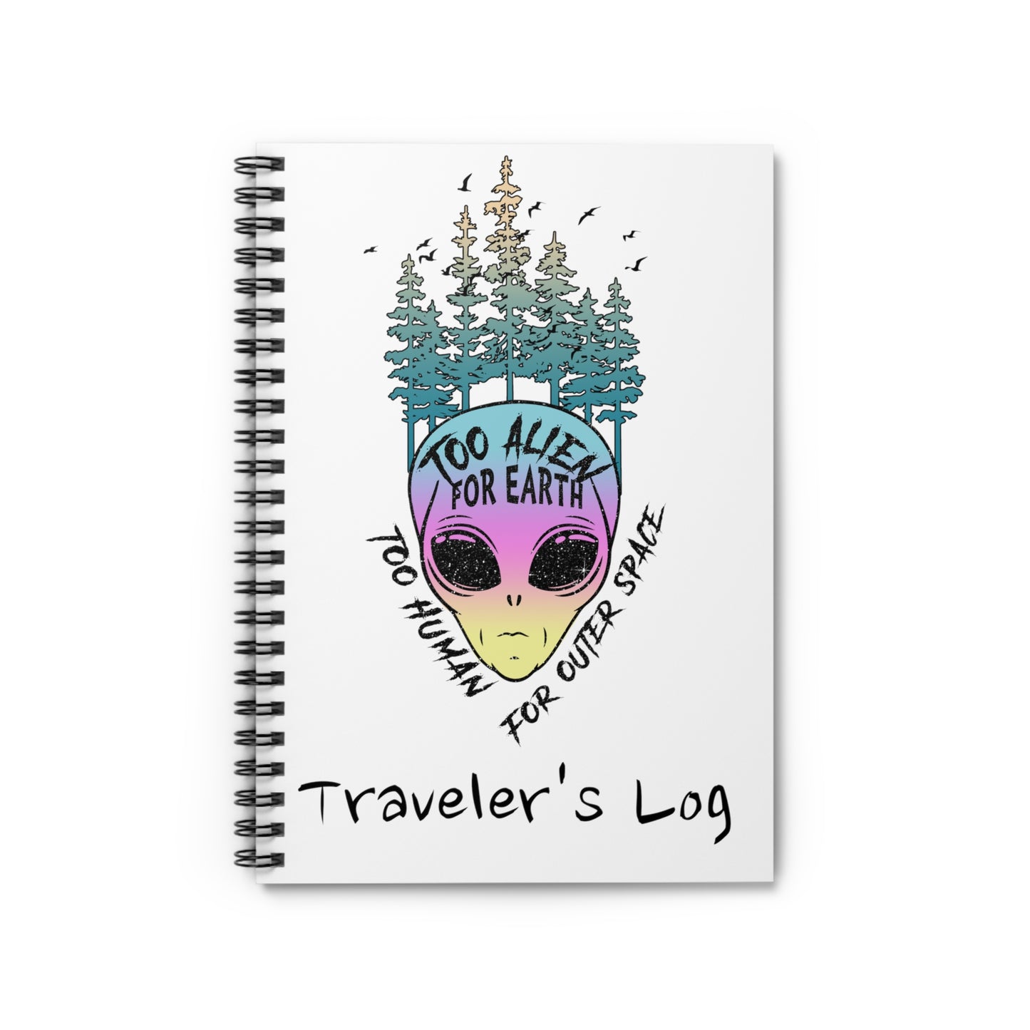 Traveler's Log: Spiral Notebook - Log Books - Journals - Diaries - and More Custom Printed by TheGlassyLass