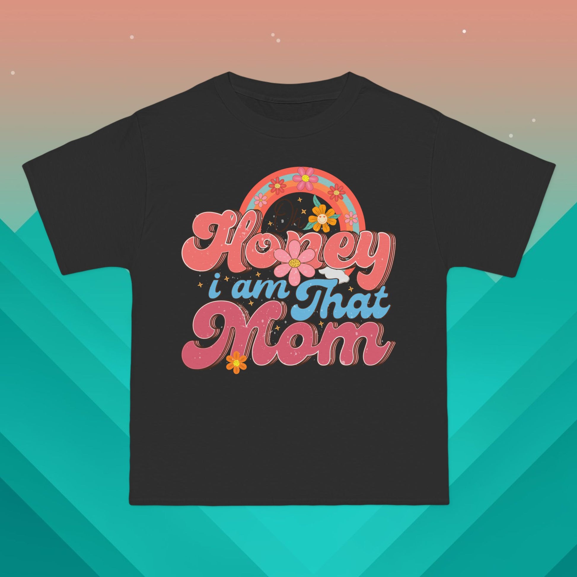 I Am That Mom T-Shirt: (Hanes Beefy-T 100% Preshrunk Cotton Custom Printed by TheGlassyLass.com