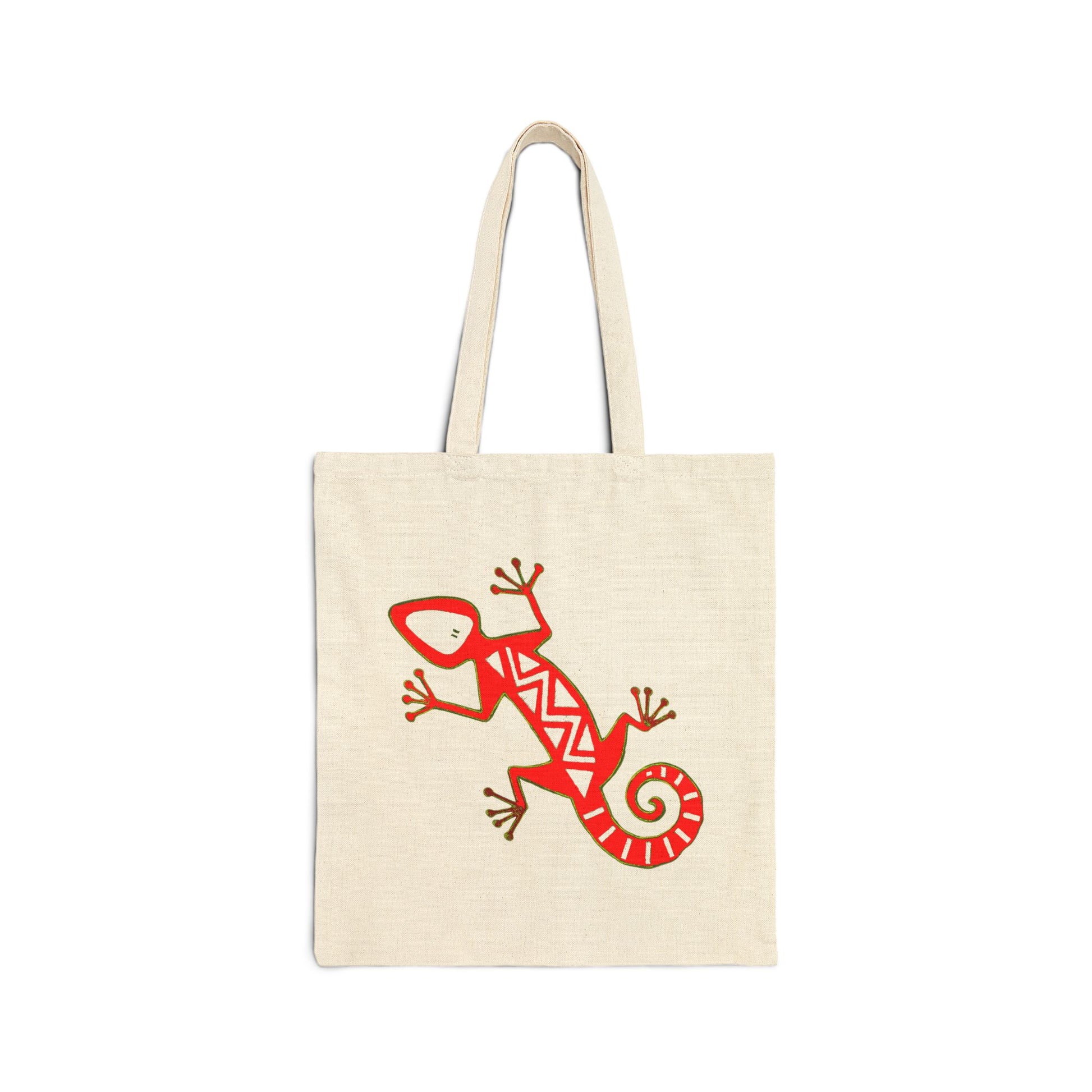 Gecko Logo Tote Bag - Heavyweight 100% Cotton Canvas by TheGlassyLass.com