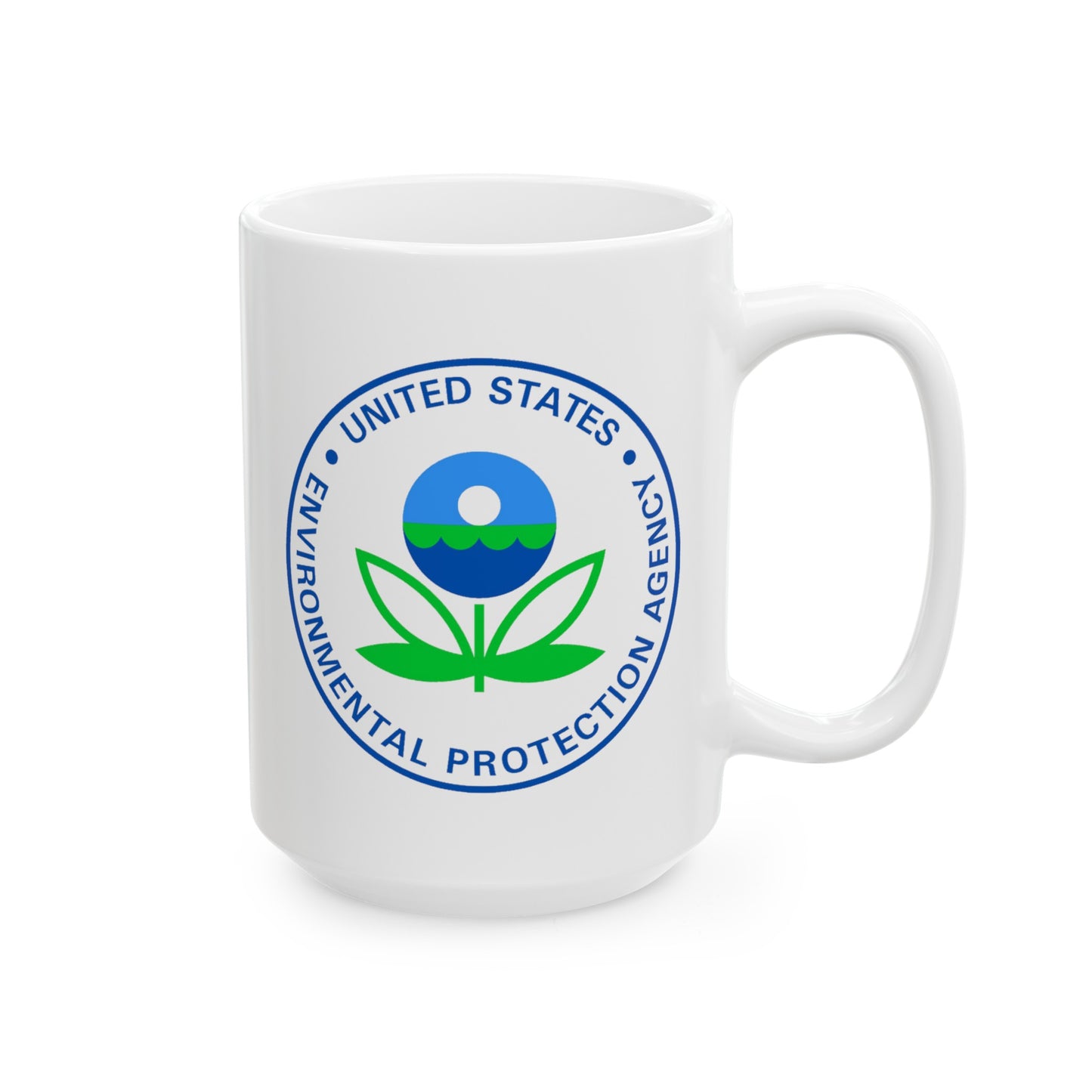 EPA Coffee Mug - Double Sided White Ceramic 15oz by TheGlassyLass.com