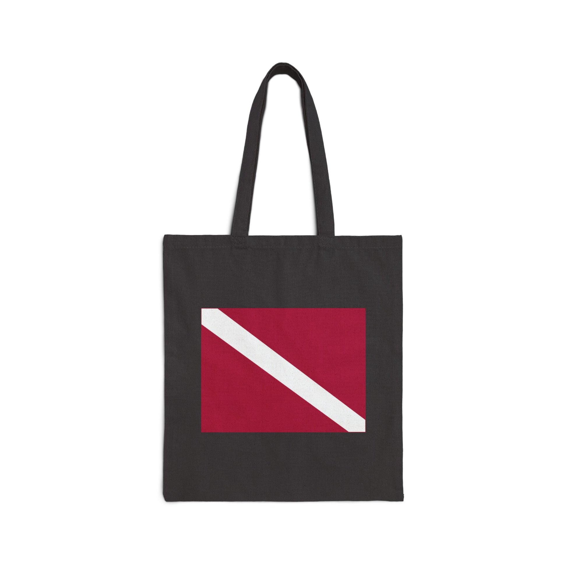 SCUBA Diver Logo Tote Bag - Heavyweight 100% Cotton Canvas by TheGlassyLass.com
