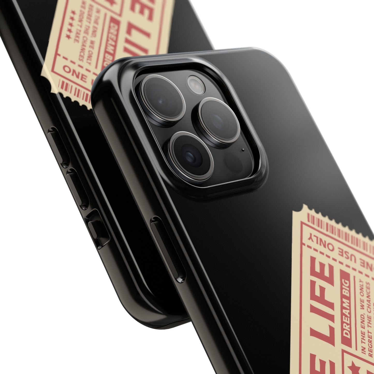 Ticket to Life: iPhone Tough Case Design - Wireless Charging - Superior Protection - Original Designs by TheGlassyLass.com