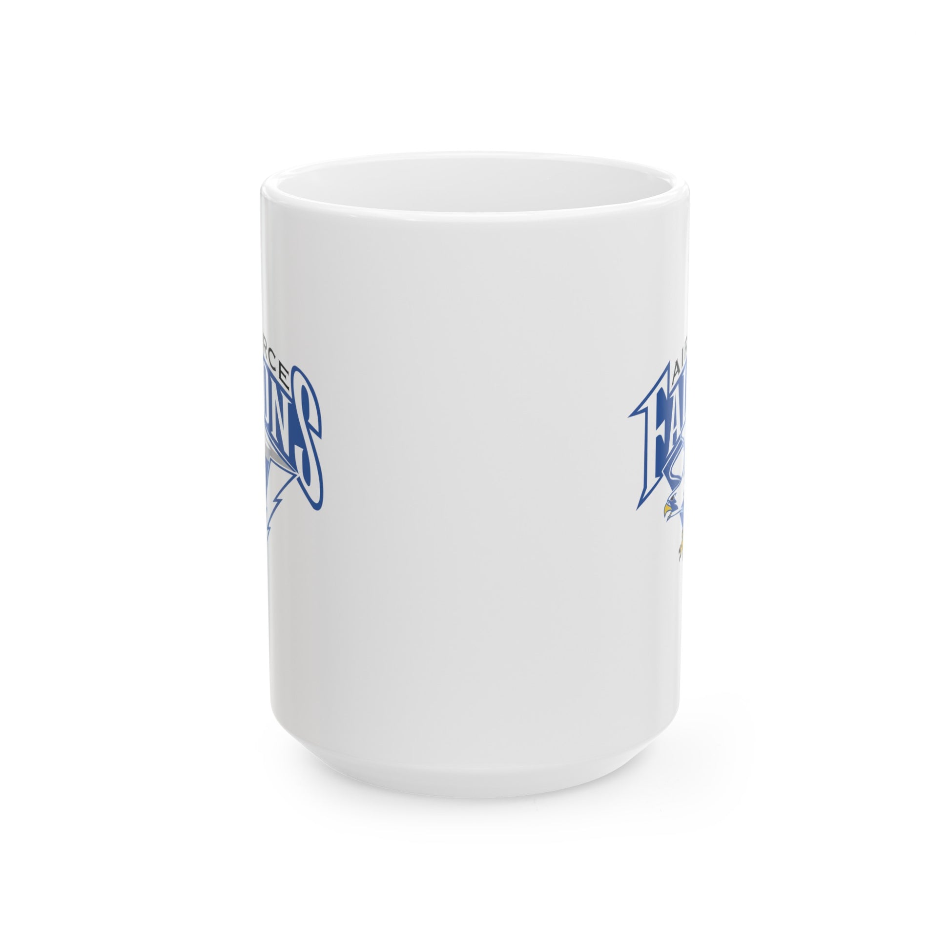 Air Force Falcons - Double Sided White Ceramic Coffee Mug 15oz by TheGlassyLass.com