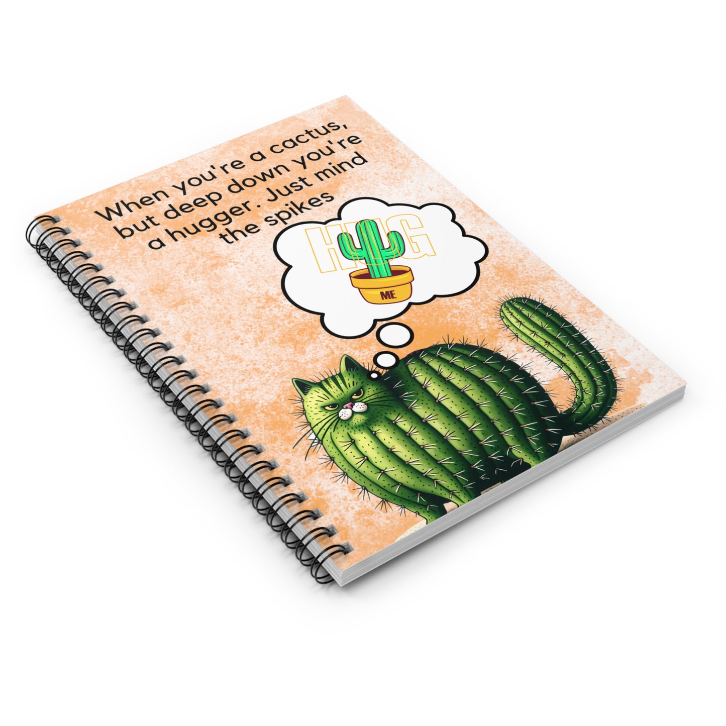 Hug Me: Spiral Notebook - Log Books - Journals - Diaries - and More Custom Printed by TheGlassyLass