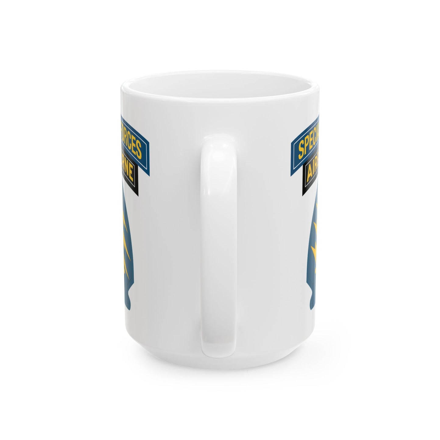 Special Forces Airborne Coffee Mug - Double Sided Print, White Ceramic, 15oz by TheGlassyLass.com