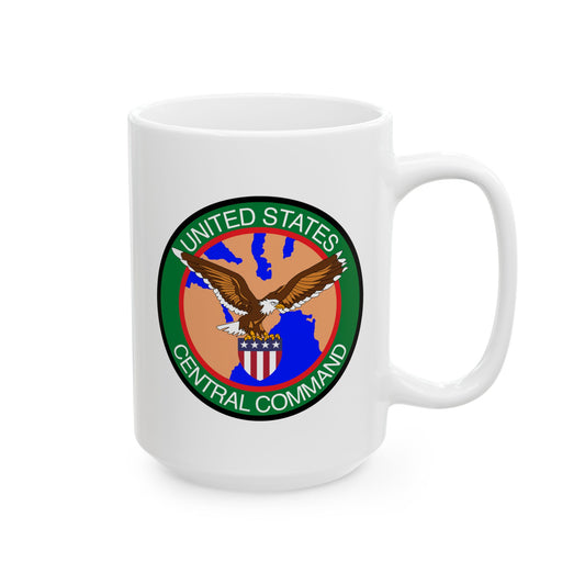 United States Central Command (CENTCOM) Coffee Mug - Double Sided White Ceramic 15oz by TheGlassyLass.com