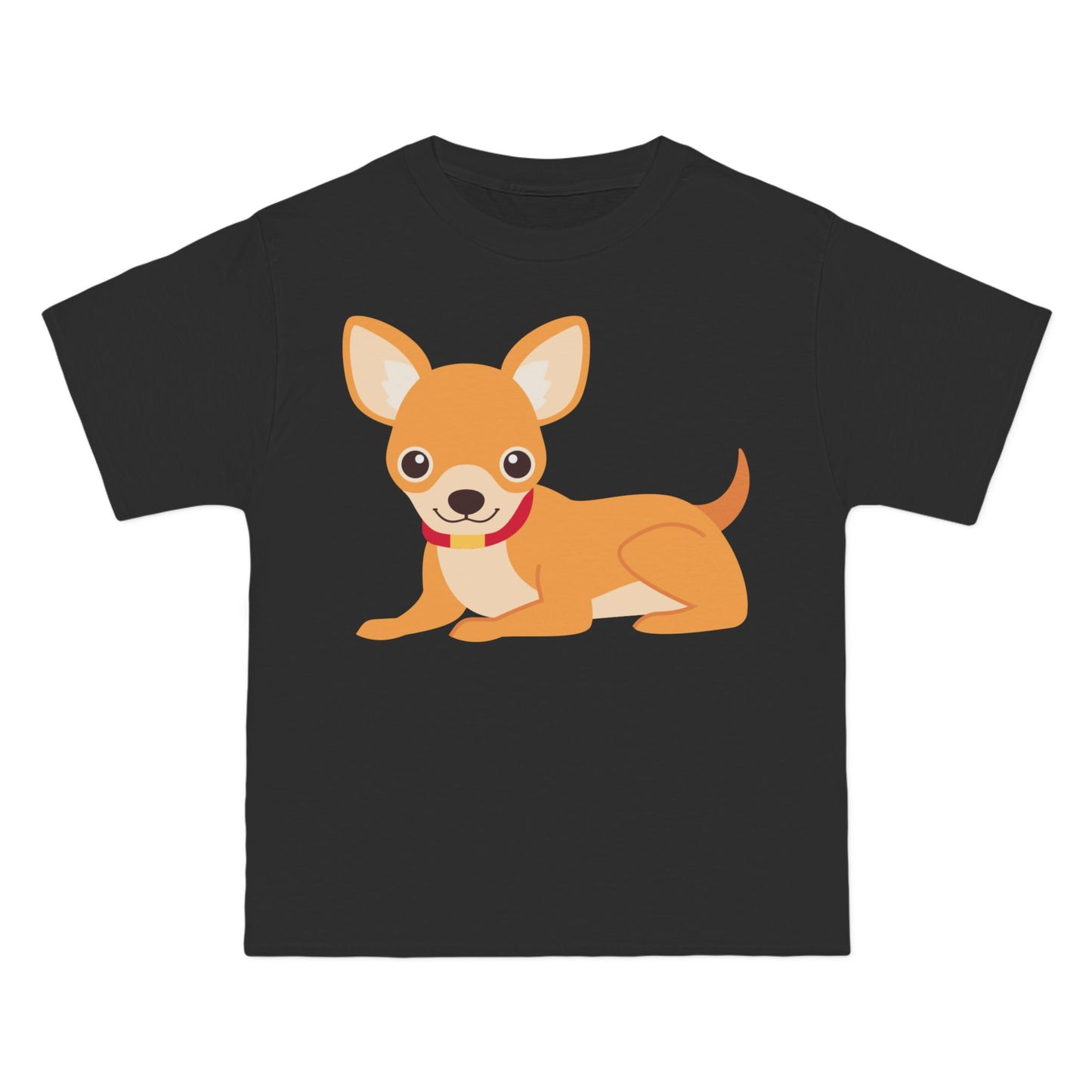 Happy Chihuahua T-Shirt: (Hanes Beefy-T 100% Preshrunk Cotton Custom Printed by TheGlassyLass.com