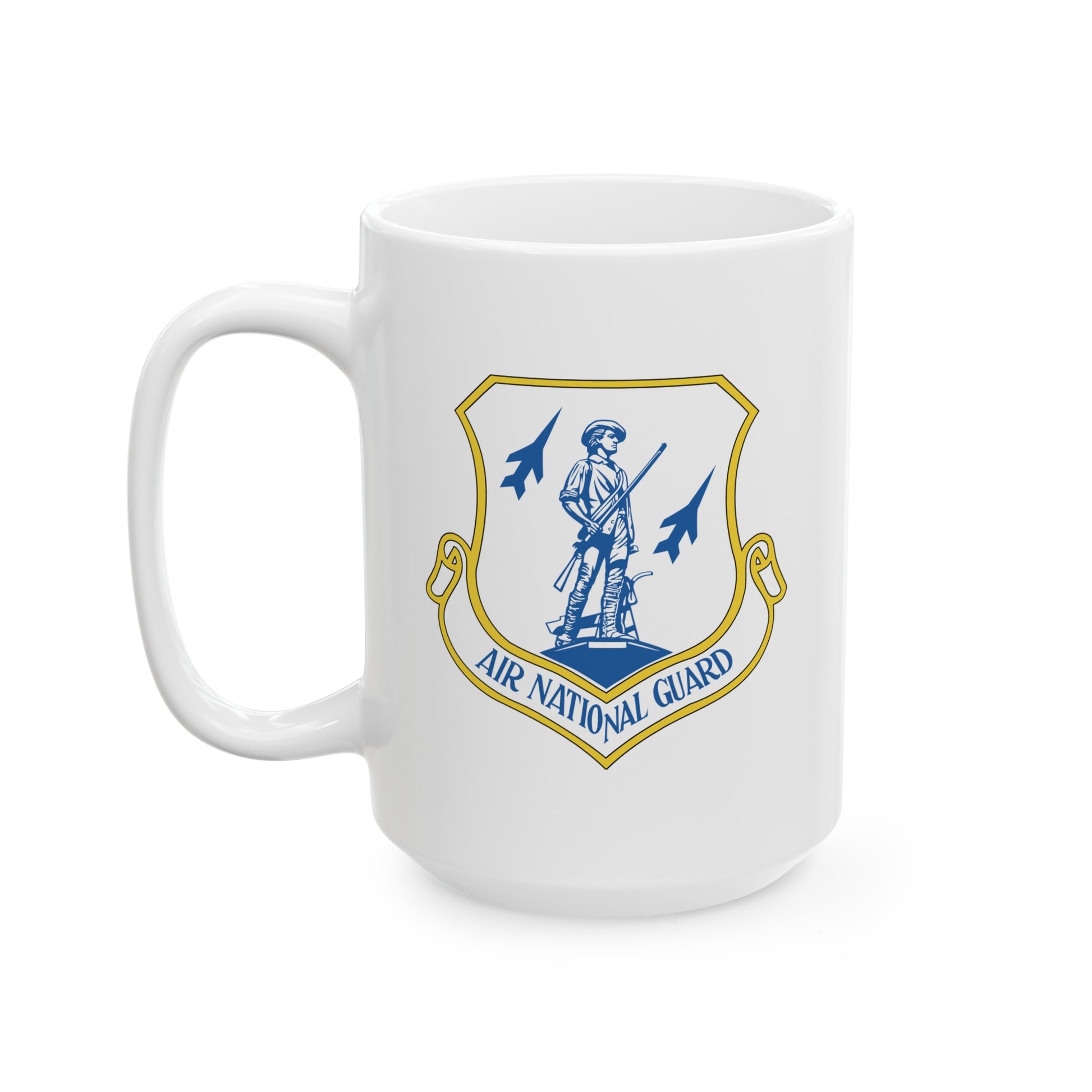 US Air Force Air National Guard - Double Sided White Ceramic Coffee Mug 15oz by TheGlassyLass.com