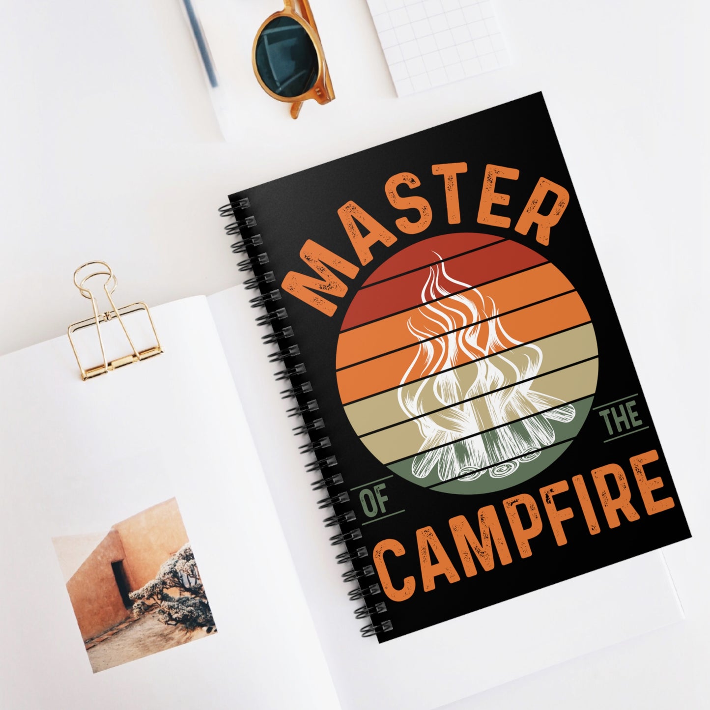 Master of the Campfire: Spiral Notebook - Log Books - Journals - Diaries - and More Custom Printed by TheGlassyLass