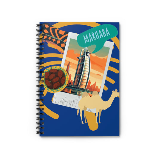 Marhaba Dubai: Spiral Notebook - Log Books - Journals - Diaries - and More Custom Printed by TheGlassyLass.com