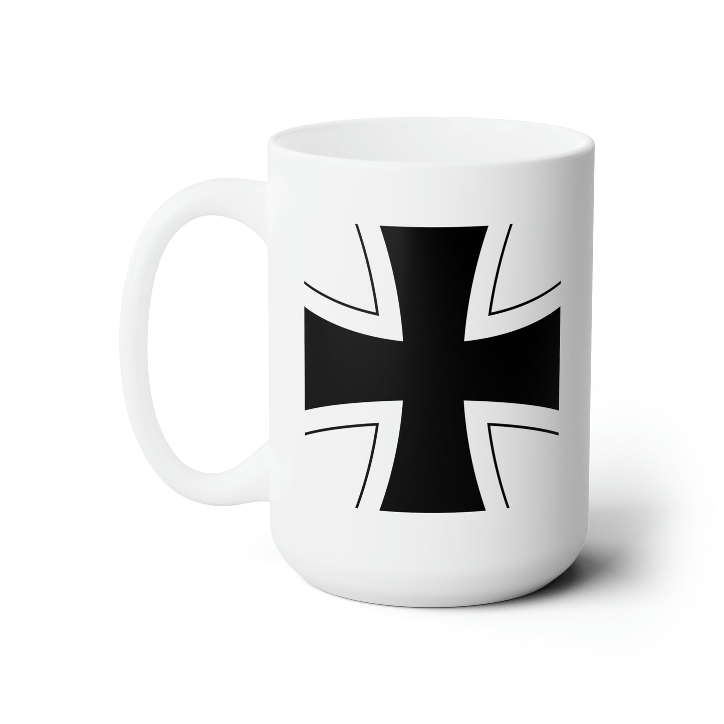 German Air Force Roundel Coffee Mug - Double Sided White Ceramic 15oz - by TheGlassyLass.com