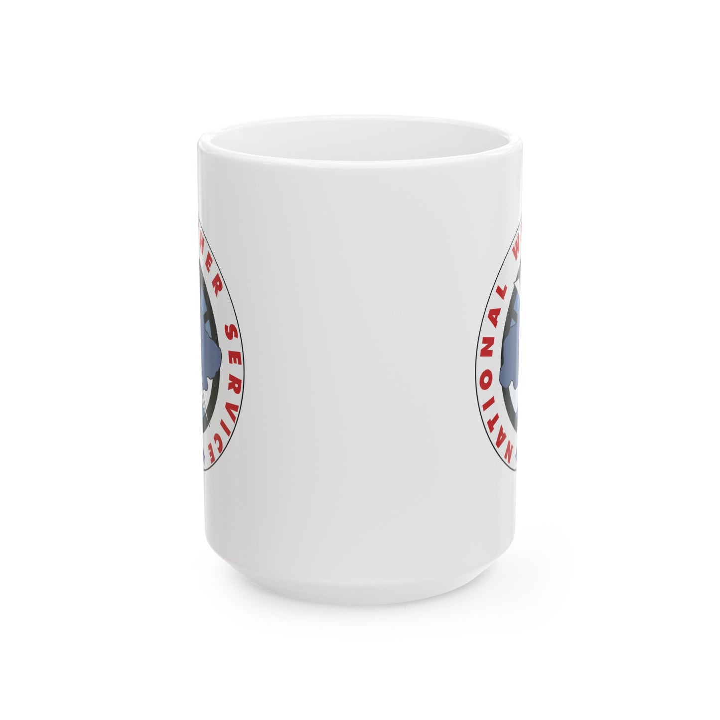 National Weather Service Coffee Mug - Double Sided White Ceramic 15oz by TheGlassyLass.com