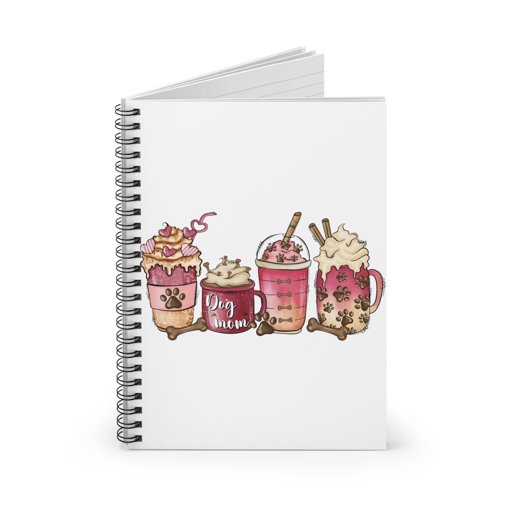 Dog Mom: Spiral Notebook - Log Books - Journals - Diaries - and More Custom Printed by TheGlassyLass