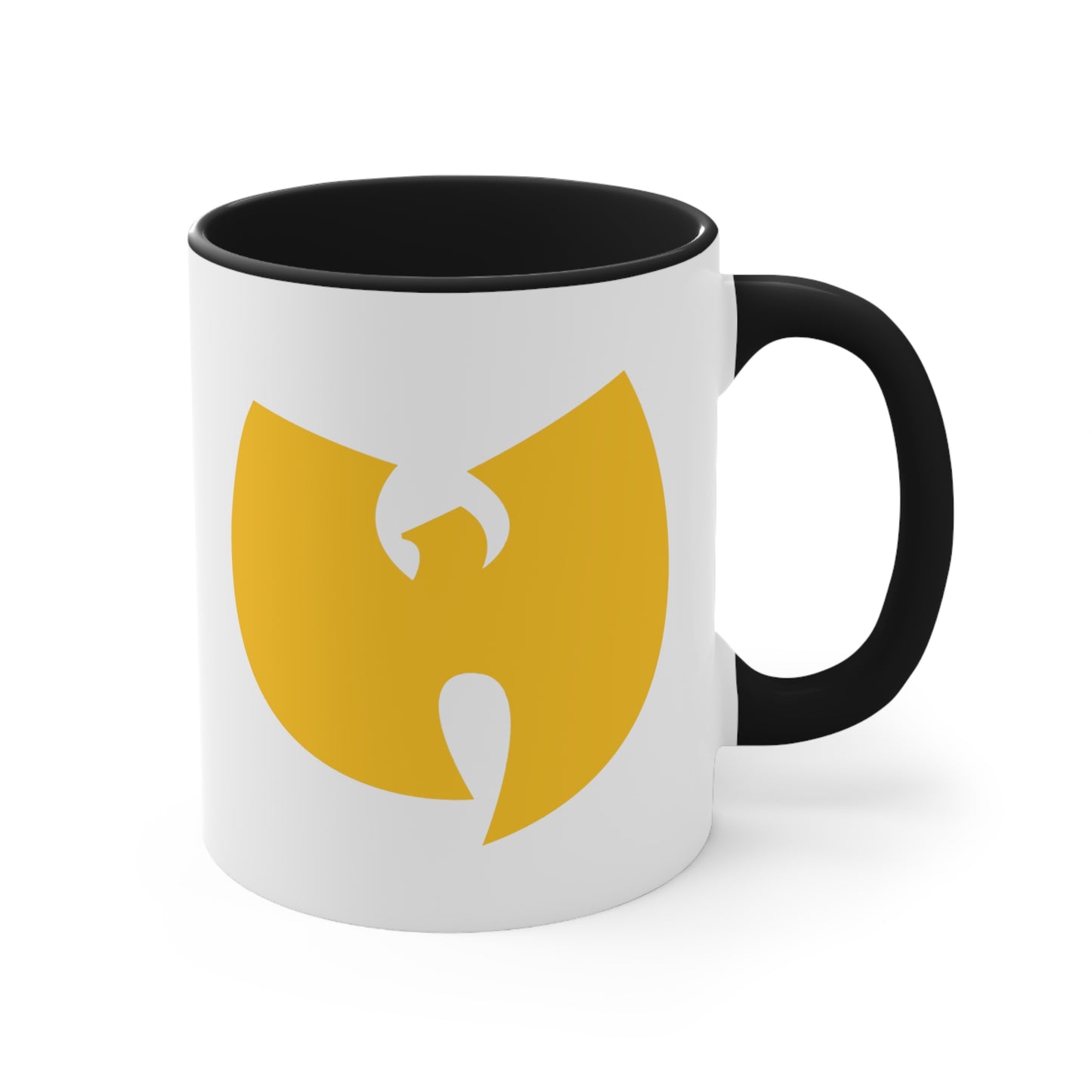 Wu-Tang Yellow Coffee Mug - Double Sided Black Accent White Ceramic 11oz by TheGlassyLass.com