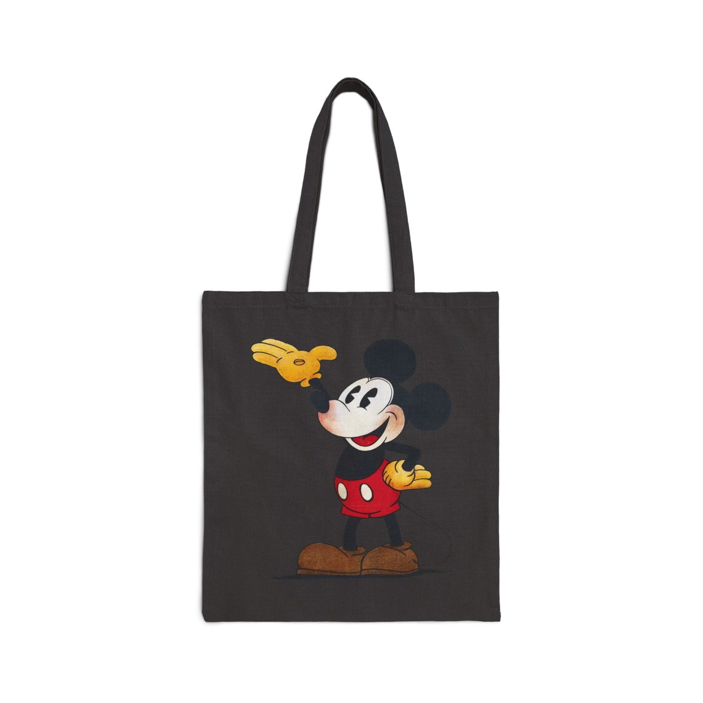 Mickey Mouse Tote Bag - Heavyweight 100% Cotton Canvas by TheGlassyLass.com