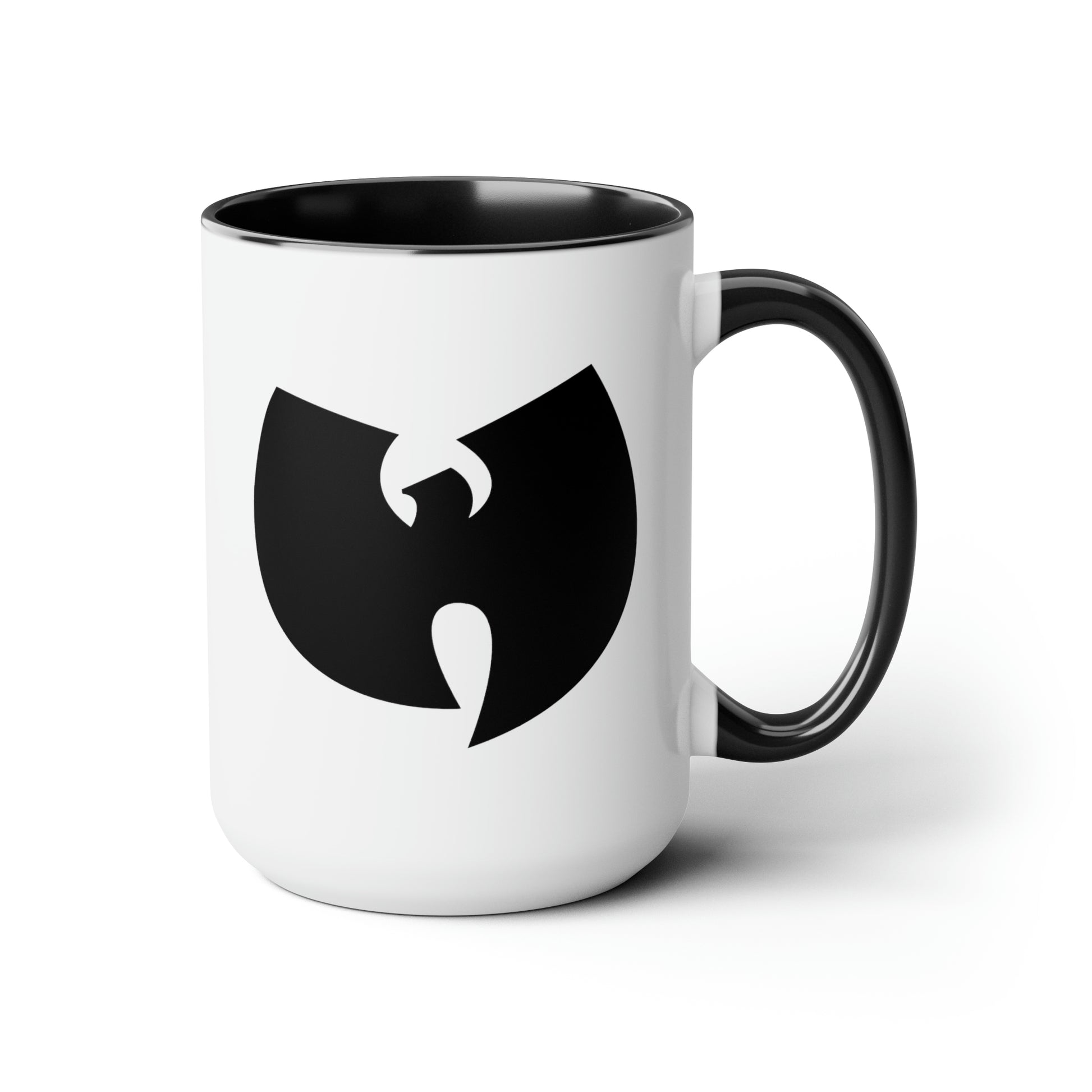 Wu-Tang Black Coffee Mug - Double Sided Black Accent White Ceramic 15oz by TheGlassyLass.com