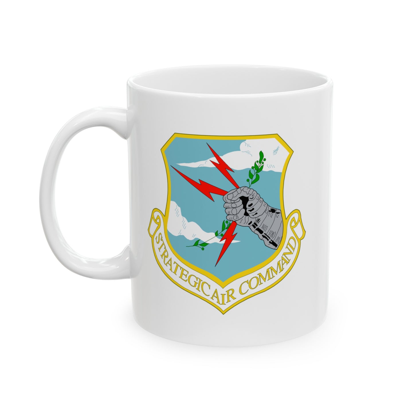 Strategic Air Command Coffee Mug - Double Sided White Ceramic 11oz by TheGlassyLass.com