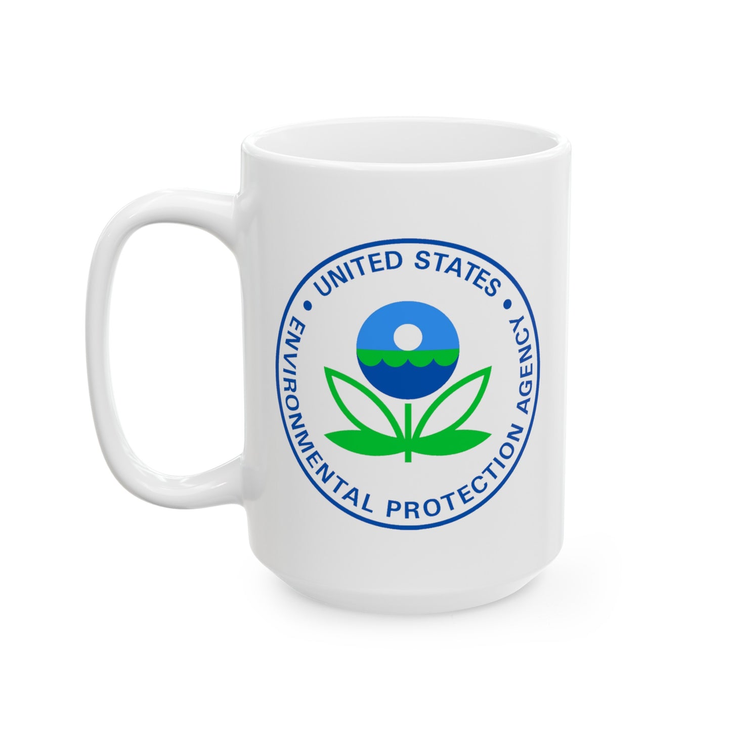 EPA Coffee Mug - Double Sided White Ceramic 15oz by TheGlassyLass.com