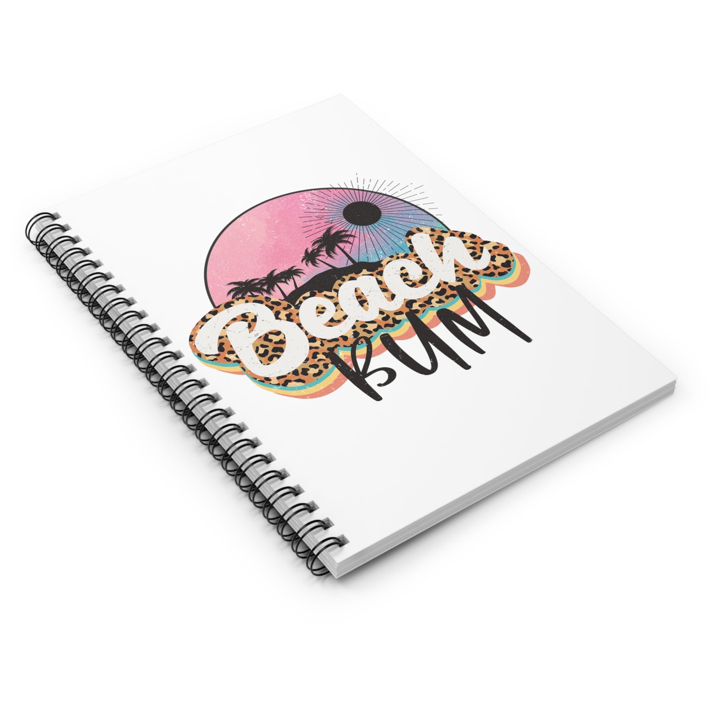 Beach Bum: Spiral Notebook - Log Books - Journals - Diaries - and More Custom Printed by TheGlassyLass