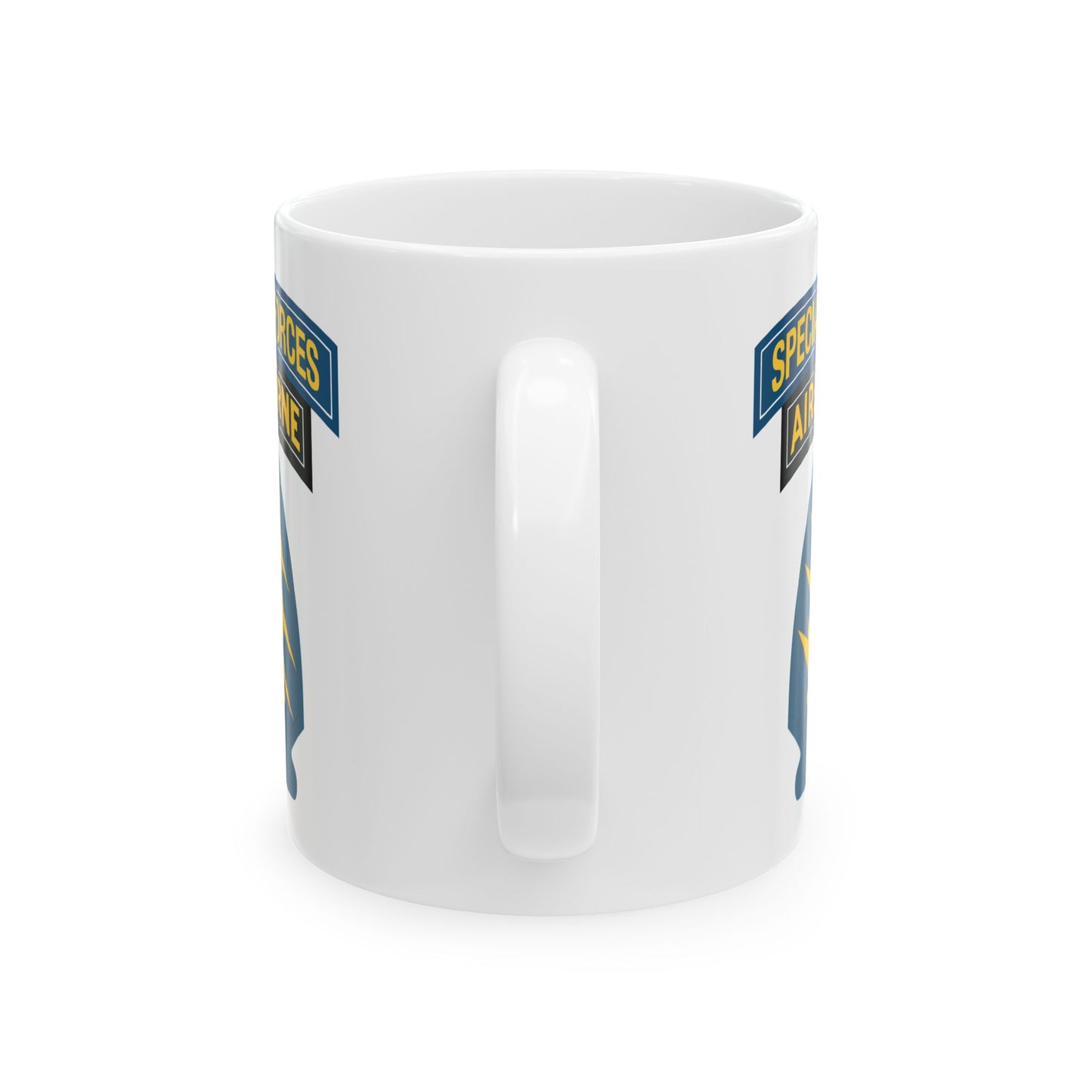 Special Forces Airborne Coffee Mug - Double Sided Print, White Ceramic, 11oz by TheGlassyLass.com