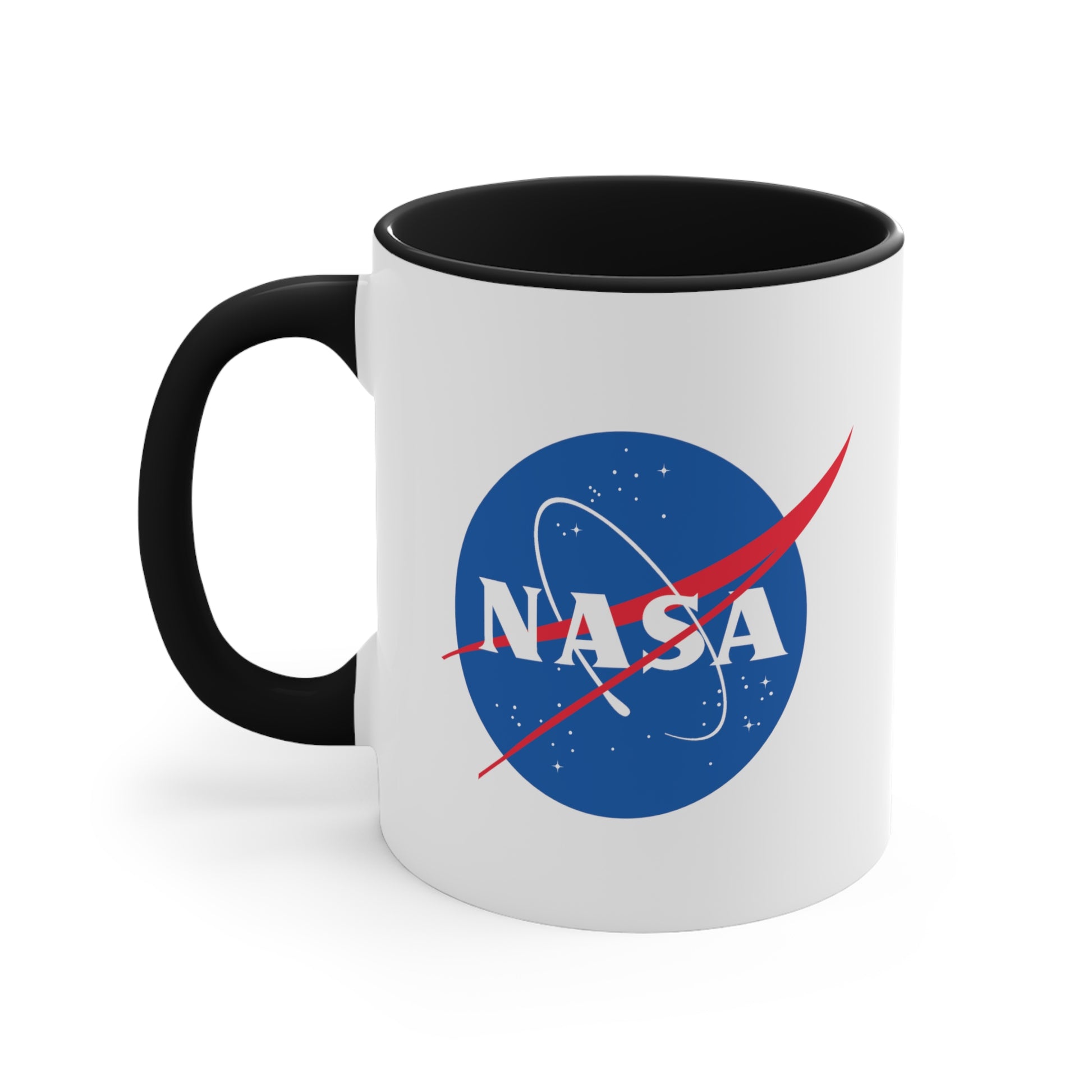 NASA Seal Coffee Mug - Double Sided Black Accent 11oz by TheGlassyLass.com