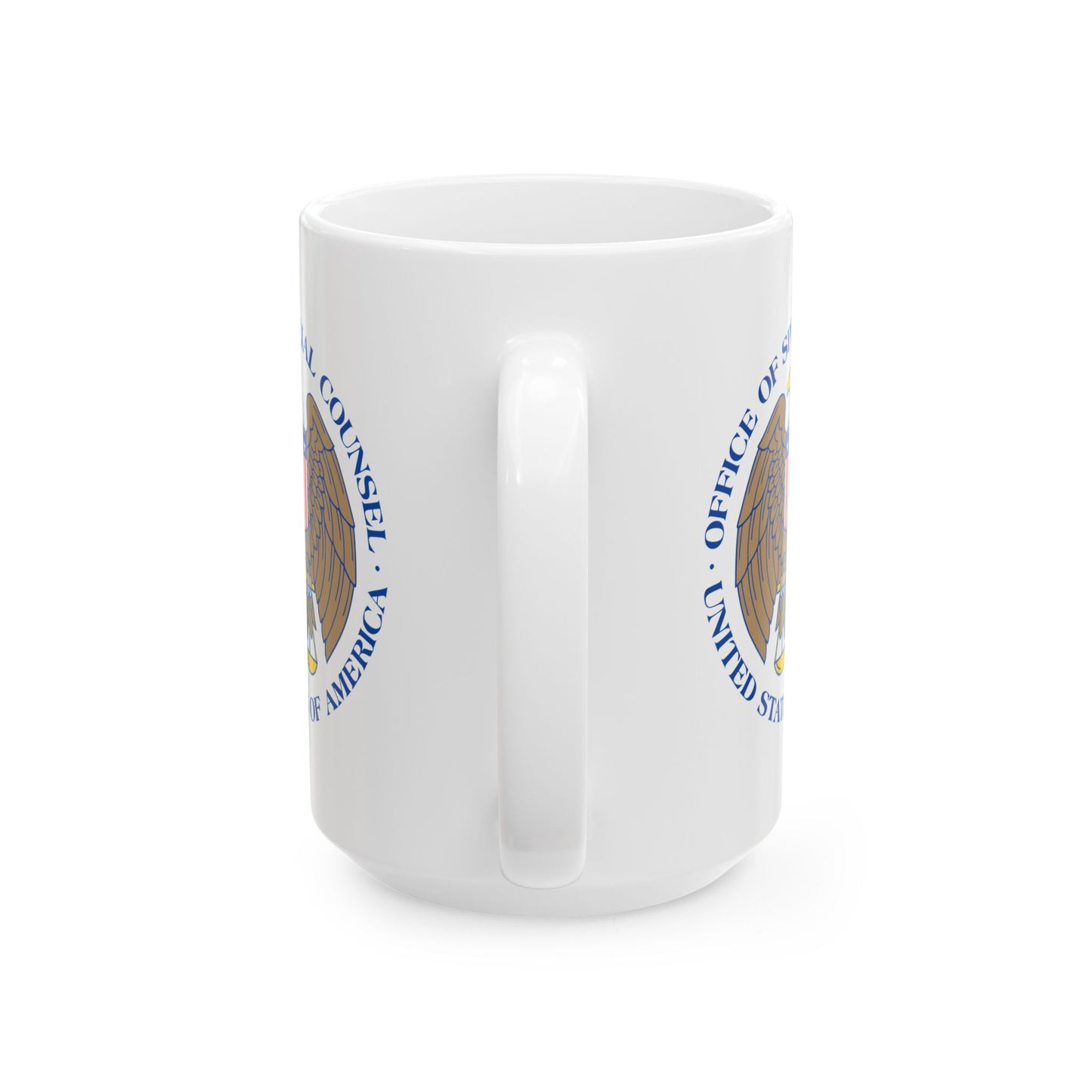 United States Office of Special Counsel Seal Coffee Mug - Double Sided White Ceramic 15oz by TheGlassyLass.com