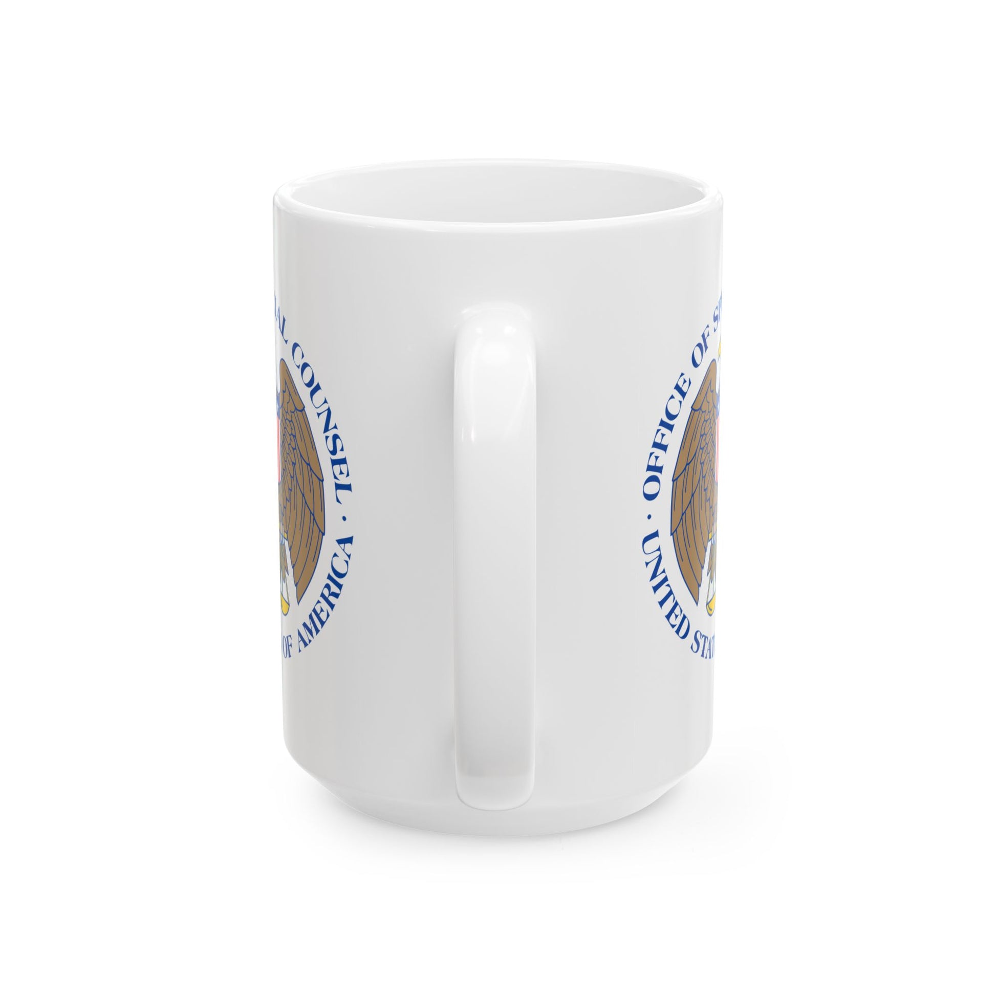 United States Office of Special Counsel Seal Coffee Mug - Double Sided White Ceramic 15oz by TheGlassyLass.com